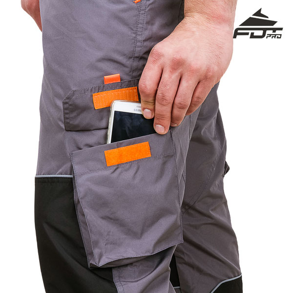 FDT Professional Design Dog Trainer Pants with Strong Velcro Side Pocket