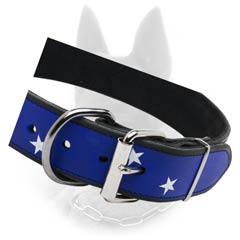 B.Malinois Fantastic Leather Painted Collar Made With  Soul