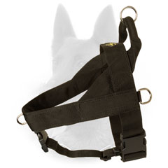 All Weather Nylon Belgian Malinois Harness for Professional Training