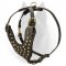 Fabulous Walking Leather Belgian Malinois Harness Decorated with Studs