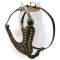 Exclusive Design Studded Leather Belgian Malinois Harness
