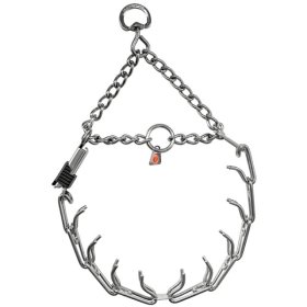 ULTRA-PLUS Training Prong Collar with Center-Plate, Swivel, Assembly Chain and ClicLock (2.25 mm x 16 inches) Herm Sprenger
