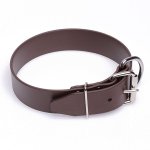 Extra Wide Brown Biothane Belgian Malinois Collar