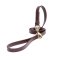 Brown Waterproof Belgian Malinois Leash Made of Biothane