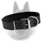 Leather Dog Collar Padded With Thick Felt