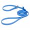 Solid Blue Biothane Belgian Malinois Leash and Collar Combo