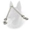 Chrome Plated Belgian Malinois Coupler for Walking 2 Dogs