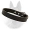 Belgian Malinois Classic Leather Dog Collar - 30 mm
