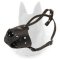 Lite No-Barking/Biting Leather Felt Padded Belgian Malinois Muzzle