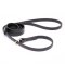 Black Biothane Belgian Malinois Leash and Collar Combo