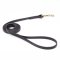 Black Biothane Belgian Malinois Leash for Walking, Tracking