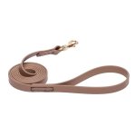 Khaki Waterproof Belgian Malinois Leash Made of Biothane