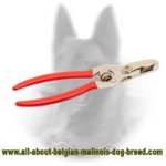 "Personal Groomer" - Belgian Malinois Nail Trimmer with Vinyl Handles and Stop