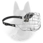 'The Silencer' Belgian Malinois Wire Basket Dog Muzzle