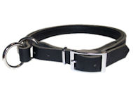 Belgian Malinois Leather Choke Dog Collar Adjustable
