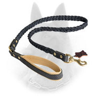 New Braided Belgian Malinois Leather Leash