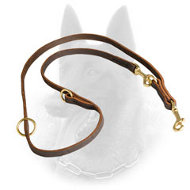 Polyfunctional Leather Belgian Malinois Lead - Walk and Train with Pleasure