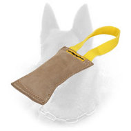 Perfect Retrieve Belgian Malinois Bite Tug - Natural Leather