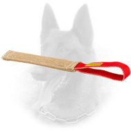 Jute Belgian Malinois Bite Toy with Loop