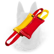 French Linen Set of Belgian Malinois Bite Tugs