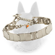 New Neck Tech Stainless Steel Belgian Malinois Pinch Prong Collar 19 inch (48 cm)
