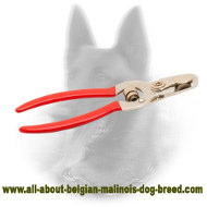 "Personal Groomer" - Belgian Malinois Nail Trimmer with Vinyl Handles and Stop