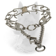 Belgian Malinois Pinch Collar of Chrome Plated Steel with Special Snap Hook - 1/6 inch (3.9 mm) Belgian Malinois Pinch Collar of Chrome Plated Steel with Special Snap Hook - 1/6 inch (3.9 mm)