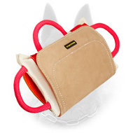 Professional Belgian Malinois Bite Pillow with Leather Cover