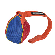 "Funny Play" French Linen Bite Tug for Puppies and Small Belgian Malinois - 3 x 4 inch (8 x 10 cm)