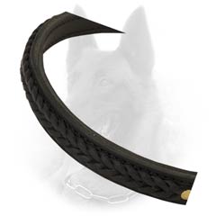 Easy-in-use B.Malinois Stylish Choke Leather Collar