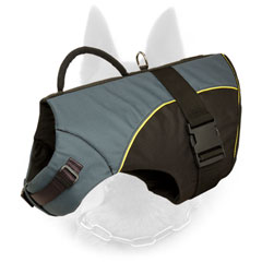 All Weather Nylon Dog Vest for Belgian Malinois Rehabilitation