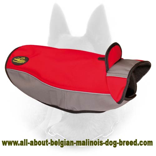 Belgian Malinois New Winter Vest With Collar