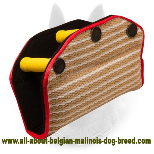 Jute Belgian Malinois Bite Builder for Puppy Training
