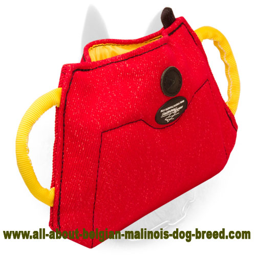 Puppy and Young Belgian Malinois Bite Builder made of French Linen