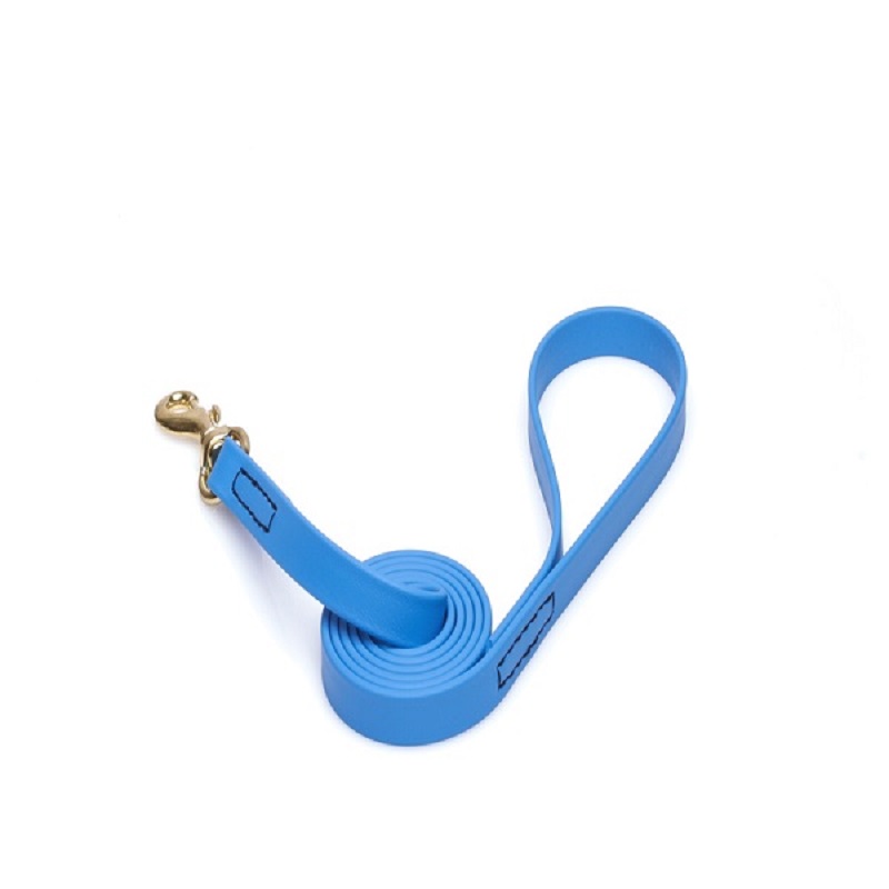 Blue Waterproof Belgian Malinois Leash Made of Biothane