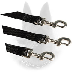Comfy Belgian Malinois Nylon Coupler for Walking with Three Dogs