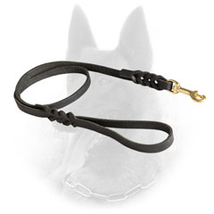 Handmade Leather Belgian Malinois Leash for Tracking