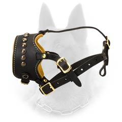 Belgian Malinois Anti Bite Open Nose Dog Muzzle