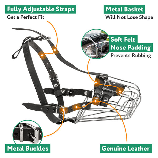 Key Features of Basket Belgian Malinois Dog Muzzle